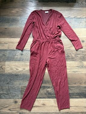 Lou & Grey Long Sleeve Pants Romper